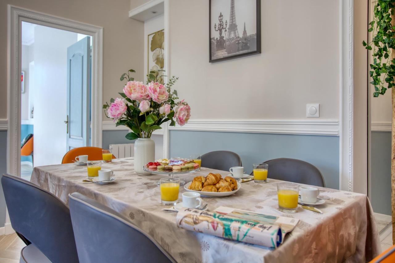 Charmant 100M2 Avec 3Ch - Romantique Centre Ville Paris Eksteriør bilde